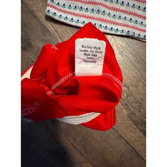 VTG Royal Heir Baby Girls 2-Piece Set Size 12 Mos Red Shorts & Striped Top NOS - Picture 6 of 10